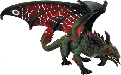 Immagine prodotto di Bullyland Drago della Foresta Fafnir - Drago da gioco 20,5 cm senza PVC
