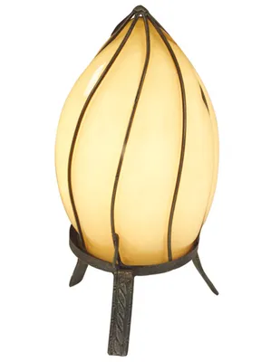 Zdjęcie produktu dla Näve Leuchten Szklana lampa stołowa "Orient" Szklana lampa stołowa "Orient" Lampy stołowe - Szklana lampa stołowa "Orient", lampa stołowa wykonana z metalu i szkła w kolorze beżowym, wysokość 32 cm, Ø 17 cm, gniazdo E14