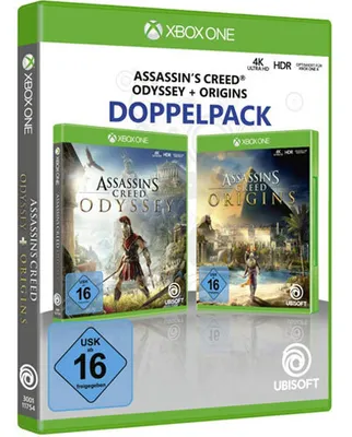 Produktbild von Assassin's Creed Odyssey + Origins, XBox One-Blu-ray Disc
