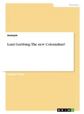 Obrázek produktu pro Land Grabbing. The new Colonialism?