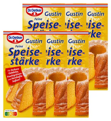 Produktbild von Dr. Oetker Gustin Feine Speisestärke, 6er Pack (6 x 400g)