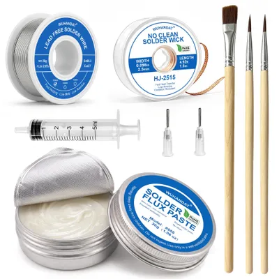 Lötpaste 30 g mit Lötzinn, Streifen, Draht & Zubehör