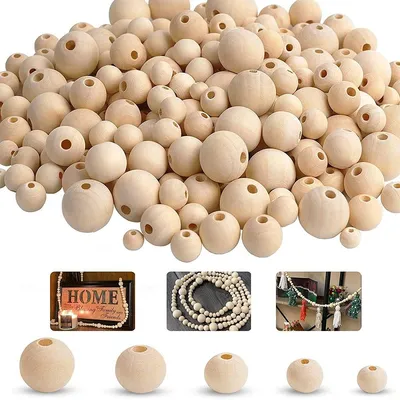 Obrázok produktu pre 500 drevených korálok na výrobu šperkov