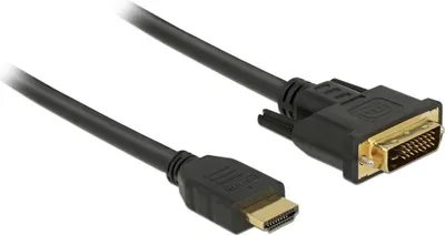 Productafbeelding van Delock 85652 DELOCK Kabel HDMI > DVI 24+1 bidirektional  1.00m schwarz