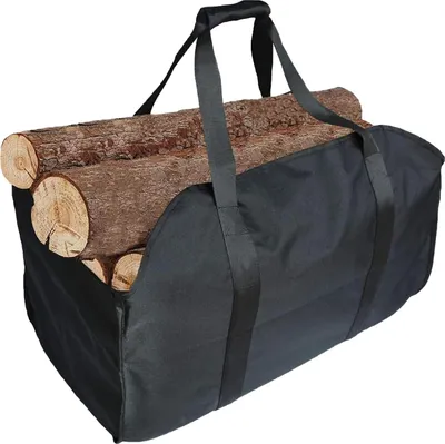 Imagen del producto de Bolsa de políester de alta calidad para leña – cesta portátil para leña – bolsa plegable para chimenea – impermeable – color