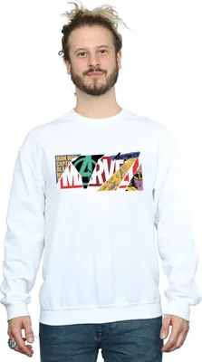 Produktbild von Marvel - Sweatshirt für Herren BI42033 (M) (Weiß)