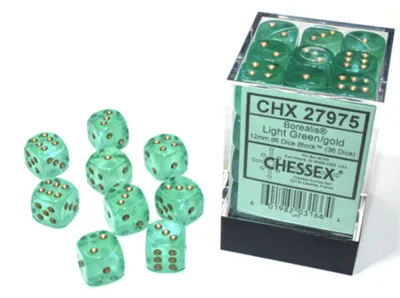 Produktbild von Chessex Borealis W6x36 Light Green/Gold Luminary