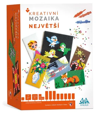 Obrázek produktu pro Mozaika SEVA největší plast 2904 dílků v krabici 27x19x19cm