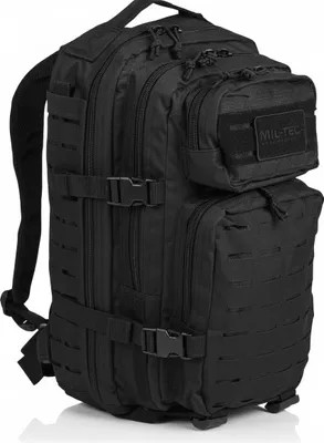 Produktbild von LASER CUT ASSAULT BACKPACK LG schwarz Mil-Tec 36L