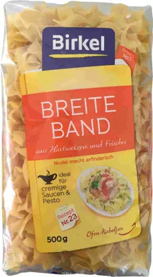 Produktbild von Birkel's No.1 Breite Band aus Hartweizen und Frischei (500g Packung)