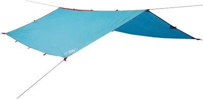 Obrázek produktu pro Voděodolná podložka pod stan – modrá, rozměry 500 x 294 cm, sPolyuretanpovlakem, pro ochranu při outdoorových aktivitách