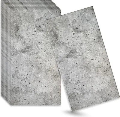 Produktbild von Verdico | 3D Wandpaneele Polystyrol - Grau - 100x50 Cm - 20 Stück - Betonoptik - Deckenpaneele - 10 m2