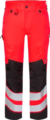 Produktbild von ENGEL Warnschutz Bundhose Safety Herren 2544-314 Gr. 29 rot/schwarz