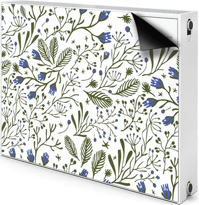 Produktbild von Magnet Verkleidung Abdeckung Heizkörperabdeckung Heizkörperabdeckung 90x60 cm  - Blumen