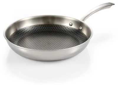 Bratpfanne 28 cm, antihaftbeschichtet, backofenfest, Edelstahl