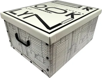Obrázek produktu pro Domopak Úložný box s víkem a držadly, Nápisy