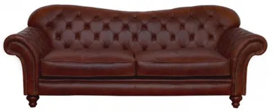 Produktbild von Luxus Chesterfield Wohnzimmer Couch Braun Sofa Sitz Polster Textil Couchen Neu