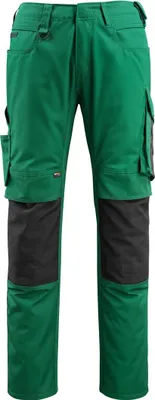 Obrázek produktu pro MASCOT 12679-442-0309-76C46, Kalhoty, Jakékoliv pohlaví, Černá, Zelená, Bavlna, Polyester, 270 g/m², Nepoužívejte bělidlo