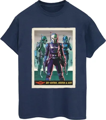 Produktbild von Star Wars - "The Mandalorian" T-Shirt für Damen BI45833 (XXL) (Marineblau)