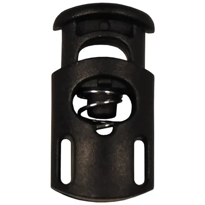 Produktbild von Kordelstopper, schwarz, 10 Stk. im Pack