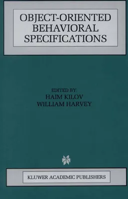 Produktbild von Object-Oriented Behavioral Specifications