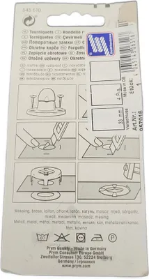 Produktbild von Drehverschlüss, 33mm, 4 Stück im Blister