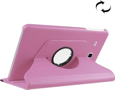 Produktbild von Tablet Tasche für Samsung Galaxy Tab E 9.6 Leder Schutz Hülle 360 ° Case Pink