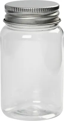 Obrázok produktu pre plechovka so skrutkovacím uzáverom 100 ml priehľadná 10 kusov