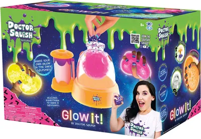 Produktbild von Doctor Squish Glow It! By Squishy Maker, Bastelset für Kinder, 8 Jahr(e), Kunststoff, Mehrfarbig