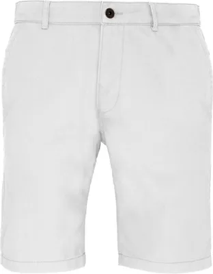 Produktbild von Asquith & Fox Herren Chino-Shorts RW4908 (XL) (Weiß)