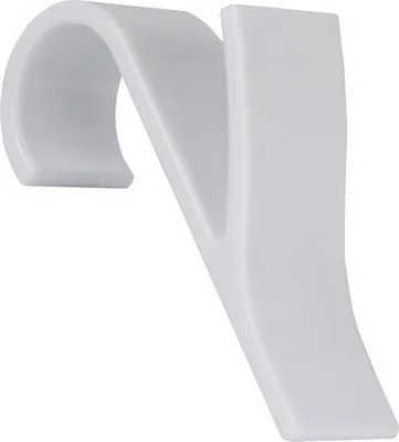Produktbild von Handtuchhaken Heizkörperhaken Kunststoff weiß 98x18x37 mm 2 Stück