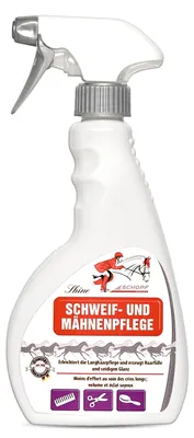 Produktbild von Schweif- und Mähnenpflegespray für leichte Kämmbarkeit - Schweif- und Mähnenpflegespray für strahlend schönes Pferdehaar - 12 x 500 ml