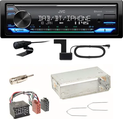 Produktbild von JVC KD-X482DBT Bluetooth Digitalradio USB Einbauset für BMW 3er E36 Z3