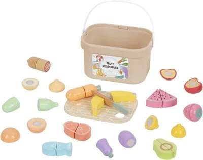 Produktbild von Schneide-Spaß für Kinder | 3-in-1 Obst, Gemüse & Lebensmittel Set