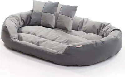 Produktbild von Hundebett Hundekissen Hundekorb 150x120x25 cm Haustierbett  Hundesofa Dunkelgrau