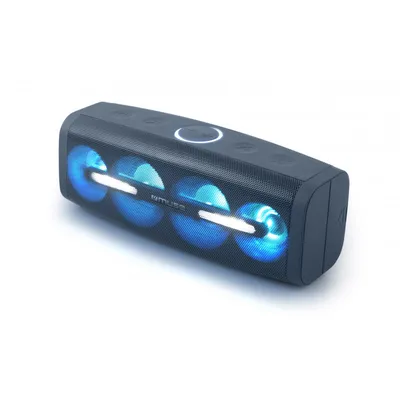 Produktbild von Muse, Tragbarer Bluetooth A2DP Lautsprecher NFC 50W mit LED-Beleuchtung IPX4, Schwarz