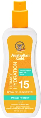 Obrázok produktu pre Australian Gold Ultimate Hydration Lotion SPF15, bohatý na antioxidanty, rýchloschnúci, vegánsky 237 ml