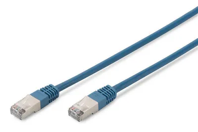 Image de DIGITUS CAT 5e SF/UTP Câble de raccordement, 3m, bleu