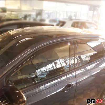 Zdjęcie produktu dla Owiewka przeciwdeszczowa do VW Taigo 2020-2025 ciemny akryl 4szt