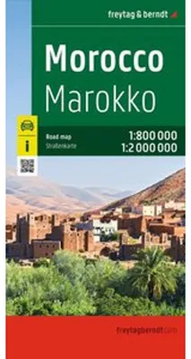 Produktbild von freytag & berndt Straßenkarte Marokko 1:800.000