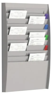 Produktbild von PAPERFLOW Wandprospekthalter - 20 Fächer - für A4 (210 x 297 mm)