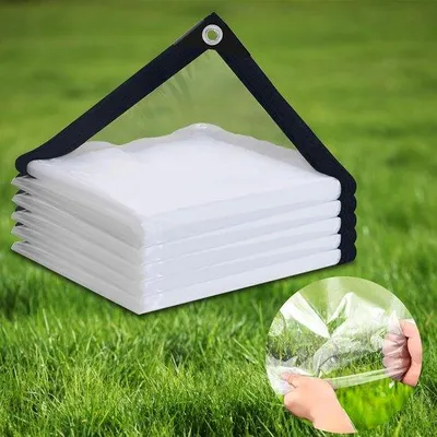 Obrázok produktu pre Priehľadná nepremokavá plachta Unyqoos 2 x 3 m pre všestranné vonkajšie použitie