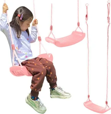 Obrázek produktu pro Kruzzel 25445 Dětská houpačka plastová růžová