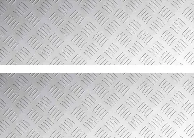 Produktbild von vidaXL Treppe Tritt Rechtwinklig 2 pcs Silber 75 x 25 cm Aluminium
