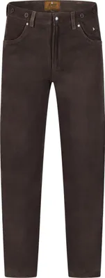 Produktbild von il Lago Prestige Nubuklederhose Herren (Braun) Größe 62