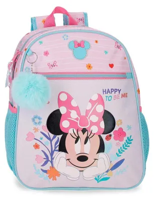 Image de Sac à dos Disney Minnie "Happy To Be Me", personnalisable, 33 cm