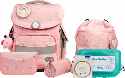 Produktbild von School Mood Timeless Pro Rainbow, 7-tlg. Schulranzenset