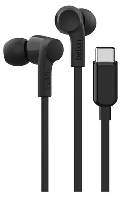 Immagine prodotto di Cavo per cuffie intrauricolari Belkin Rockstar, USB-C, nero G3H0002hqBKV2