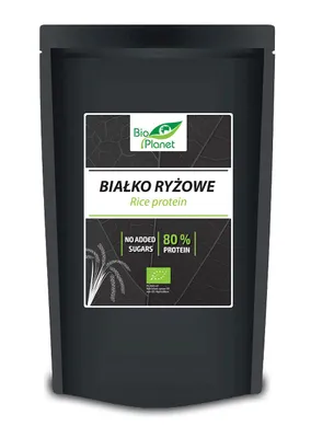 Produktbild von -Proteinpulver aus braunem Reis, 80g Protein pro 100g, 500g, ohne Zuckerzusatz