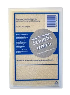 A product shot of a Staubbindetuch Ultra cleaning cloth.